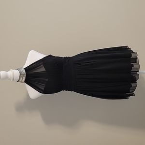 Black classic dress
